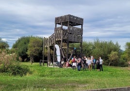 Actividades en el observatorio de las marismas de Noja.