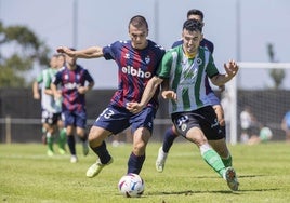 Jorrín, en un amistoso ante el Eibar el pasado verano.