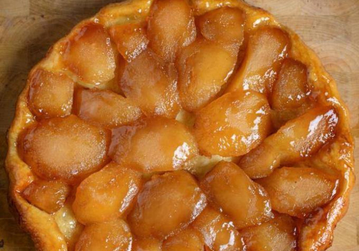 Tarta Tatín, un postre que forma parte de la repostería más fina y esquisita.