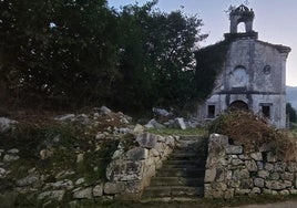 Aspecto actual de la ermita de Jesús, María y José en Liendo