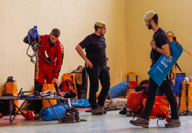 Efectivos de la UMEacudieron a Soba para colaborar en el rescate.