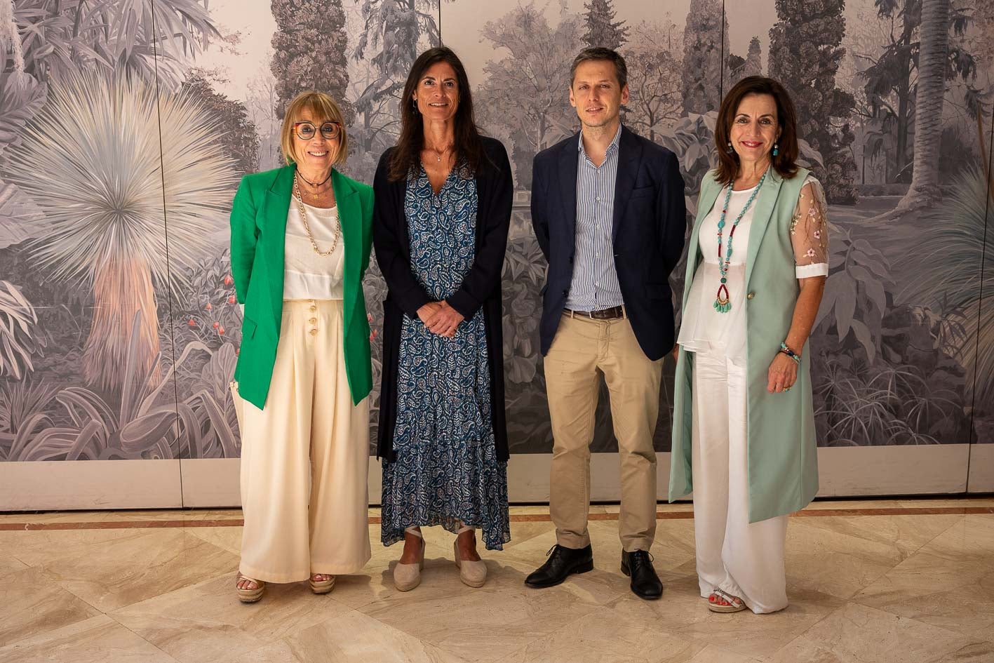 Natividad Pérez, Laura Velasco, Mario Iglesias y Ana Belén Álvarez.