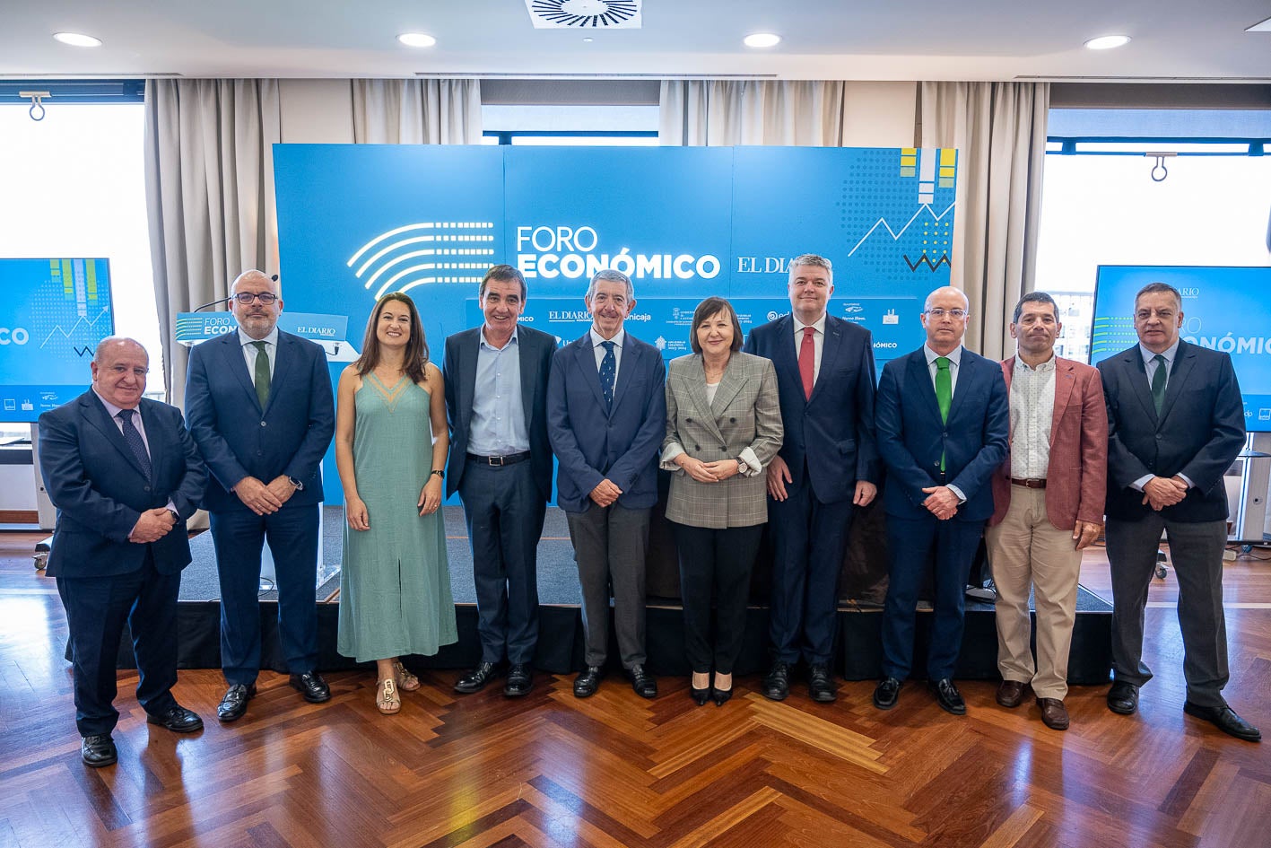 Jesús Ruiz, Luis Manuel Taboada, Elena Iglesias, Ignacio Pérez, Luis Revenga, María Lladró, Luis Ángel Agüeros, José Marcos Fernández, Francisco Hevia e Íñigo Noriega. 