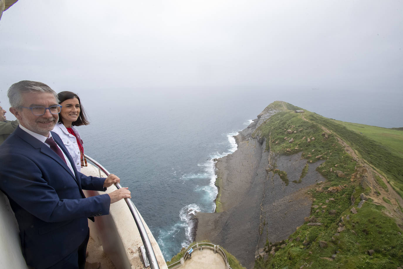 Las vistas dede la torre del Faro de Cabo Mayor.