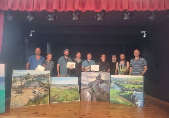 La entrega de premios del VIII Concurso Nacional de Pintura Rápida Costa Quebrada se celebró este domingo.