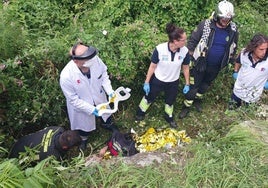Imagen publicada por el 112 al encontrar el hombre desaparecido.