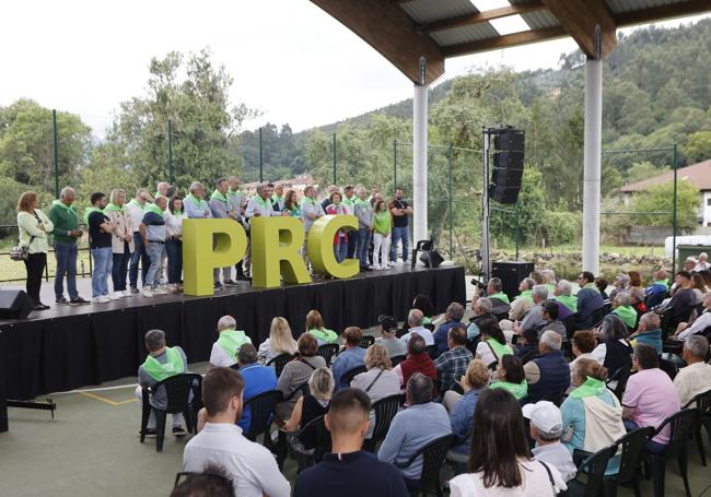 Cientos de personas acudieron a la fiesta del PRC celebrada en Rasines.