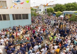 Imagen del Barrio Pesquero de Santander al mediodía.