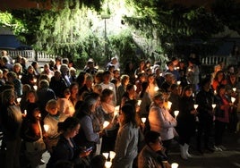 La hipnótica procesión de las antorchas en Mataporquera