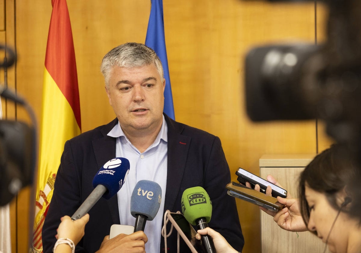 Agüeros, durante su comparecencia este martes ante los medios para valorar el Consejo de Política Fiscal y Financiera.