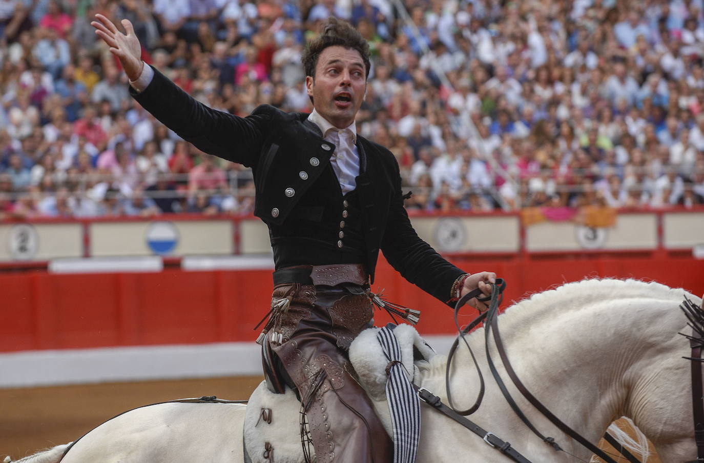 Andy Cartagena, en Cuatro Caminos en la feria de 2019.