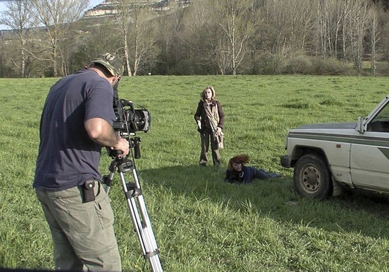 Rodaje en Valderredible de 'Las Tierras Altas', de Carolina del Prado, producida por Cre-Acción Films.