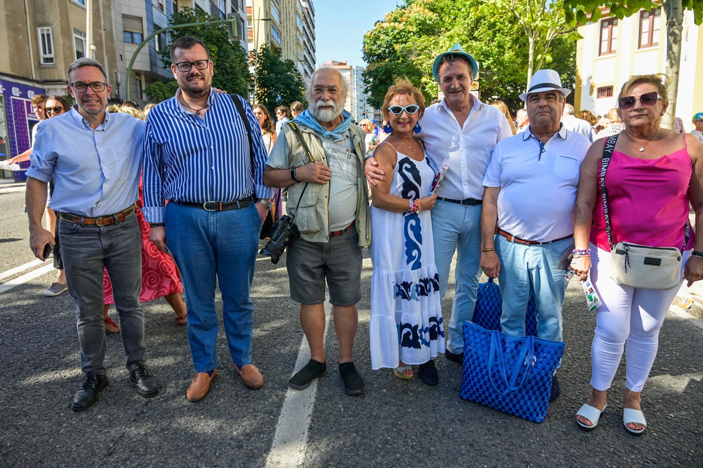 Jesús González, Javier Lorizera, Ángel López, Maribel Herrera, Roberto Carpintero, Pedro Peña y Luisa María Sainz.