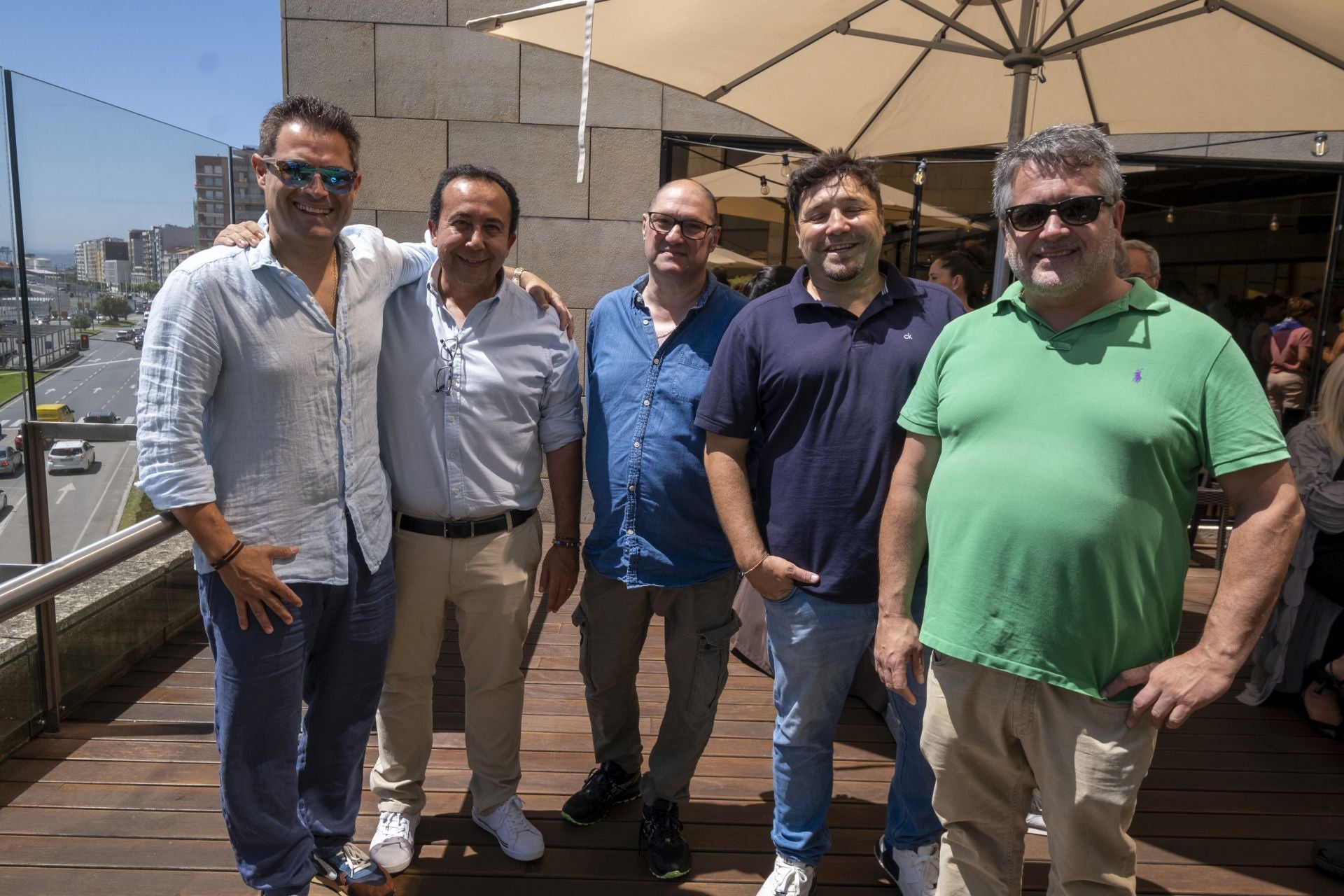 Gumer Fernández, Carlos Fernández, Javier Ojeda, Pablo Izquierdo y Nicolás Martínez- Pulgar.