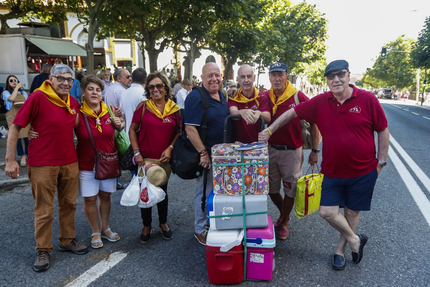 Benito Oruña, Laura Guade, Mari Eugenia Pedraja, José Luis Saiz, Chema Grijuela, Javi Raba y José Riva.