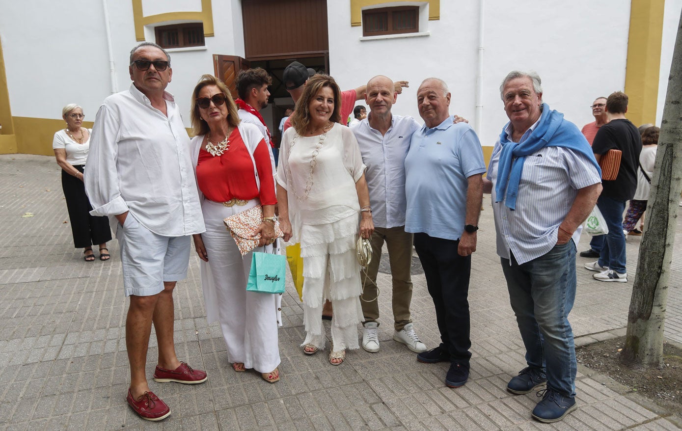 Felipe Toribio, Marisol Arenal, Concha García, Víctor Pernía, Miguel Velasco y Miguel Fuente.