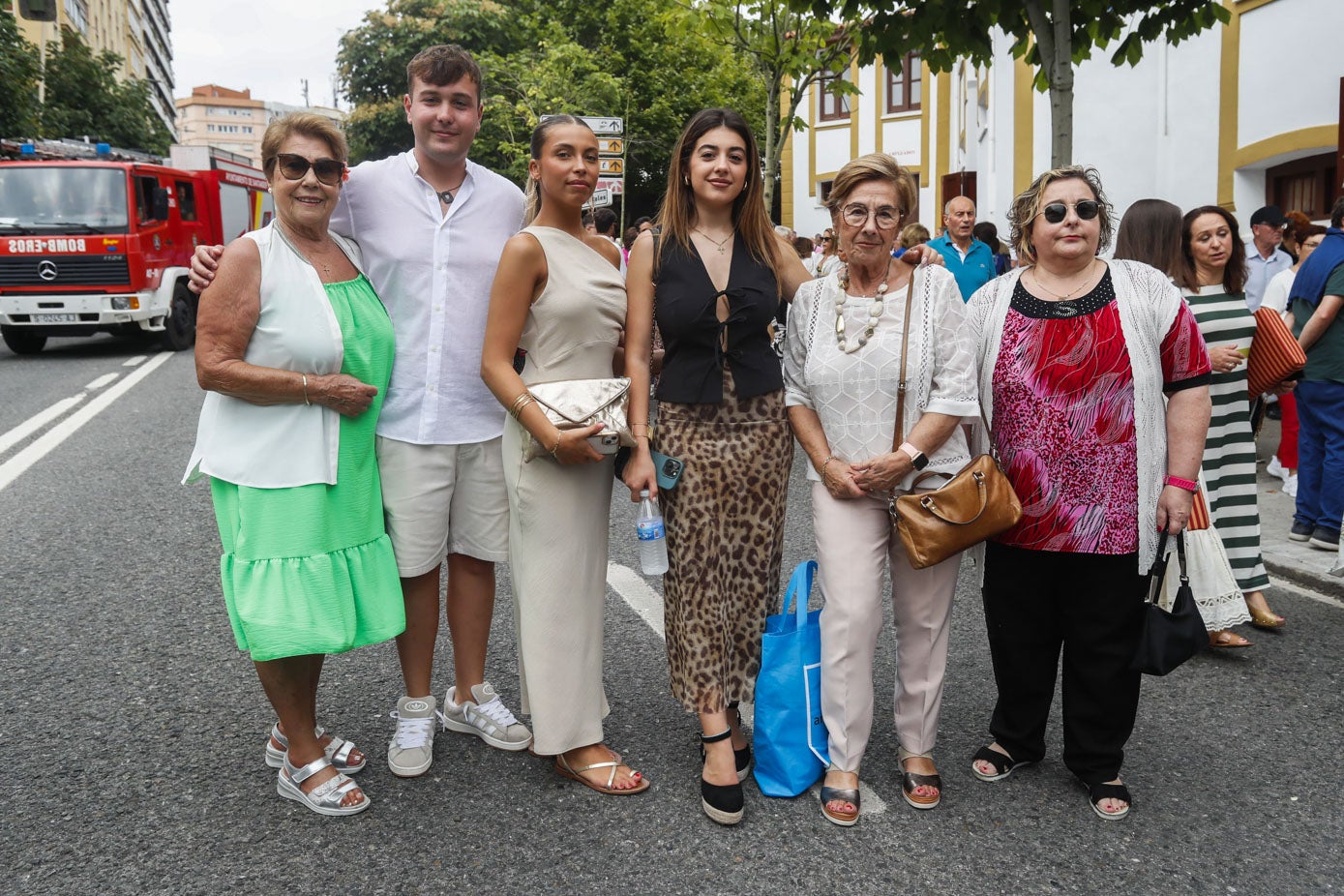 Montse Sánchez, Cristian Martínez, Adriana Prellezo, Gabriela Toca, Johana Sánchez y Asun Villaescusa.