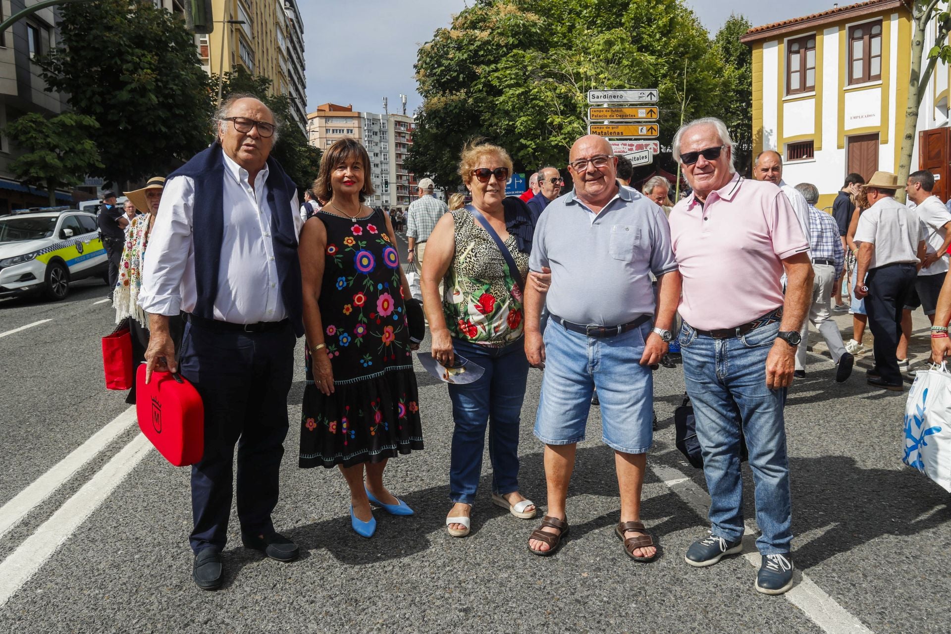 Manolo Martínez, Ana Villalobos, María Luisa Iglesias, Juan José Álvarez y Ramón Mendoza.