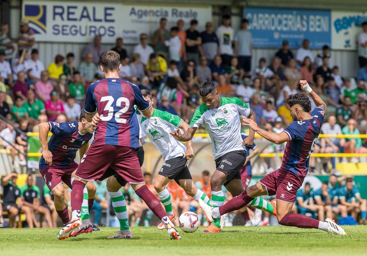 El Racng-Eibar, en imágenes