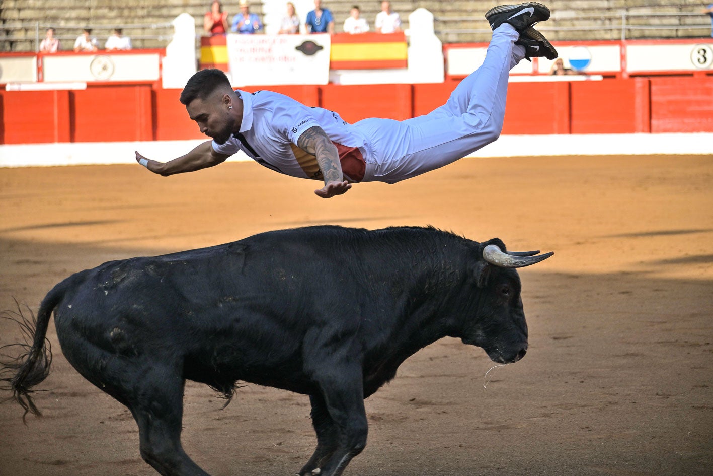 Que el cuerpo roce riñón, bien sea con un corte, con un quiebro o, en otro orden, con un salto.