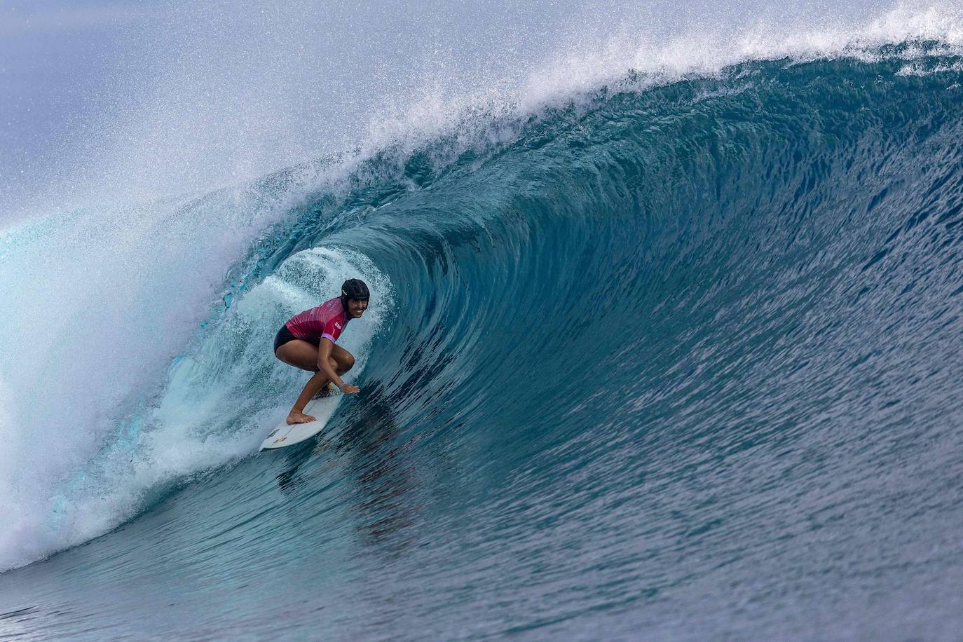 Erostarbe, entre los mejores surfistas del mundo, pelea por hacerse un hueco en el medallero de Paris 2024.