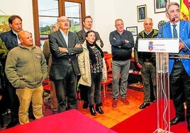 Gochicoa estuvo en un acto en Anievas el día del Madrid-Juventus.