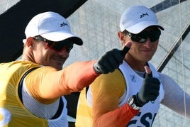 Botín y Trittel afrontan la medal race como líderes en 49er.