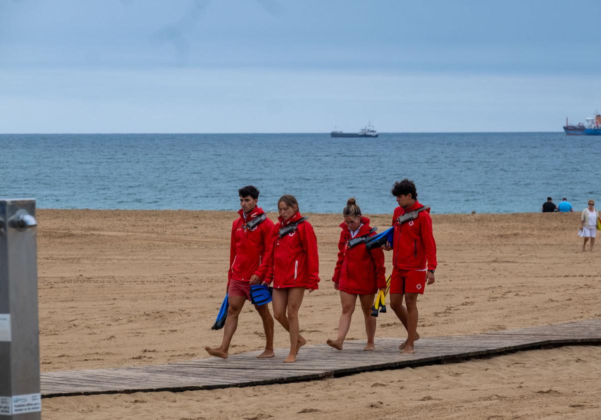 Imágenes de un día de lluvia en Santander