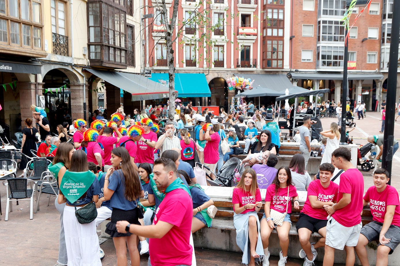 La plaza Baldomero Iglesias es uno de los focos de interés más concurridos durante estas fiestas.