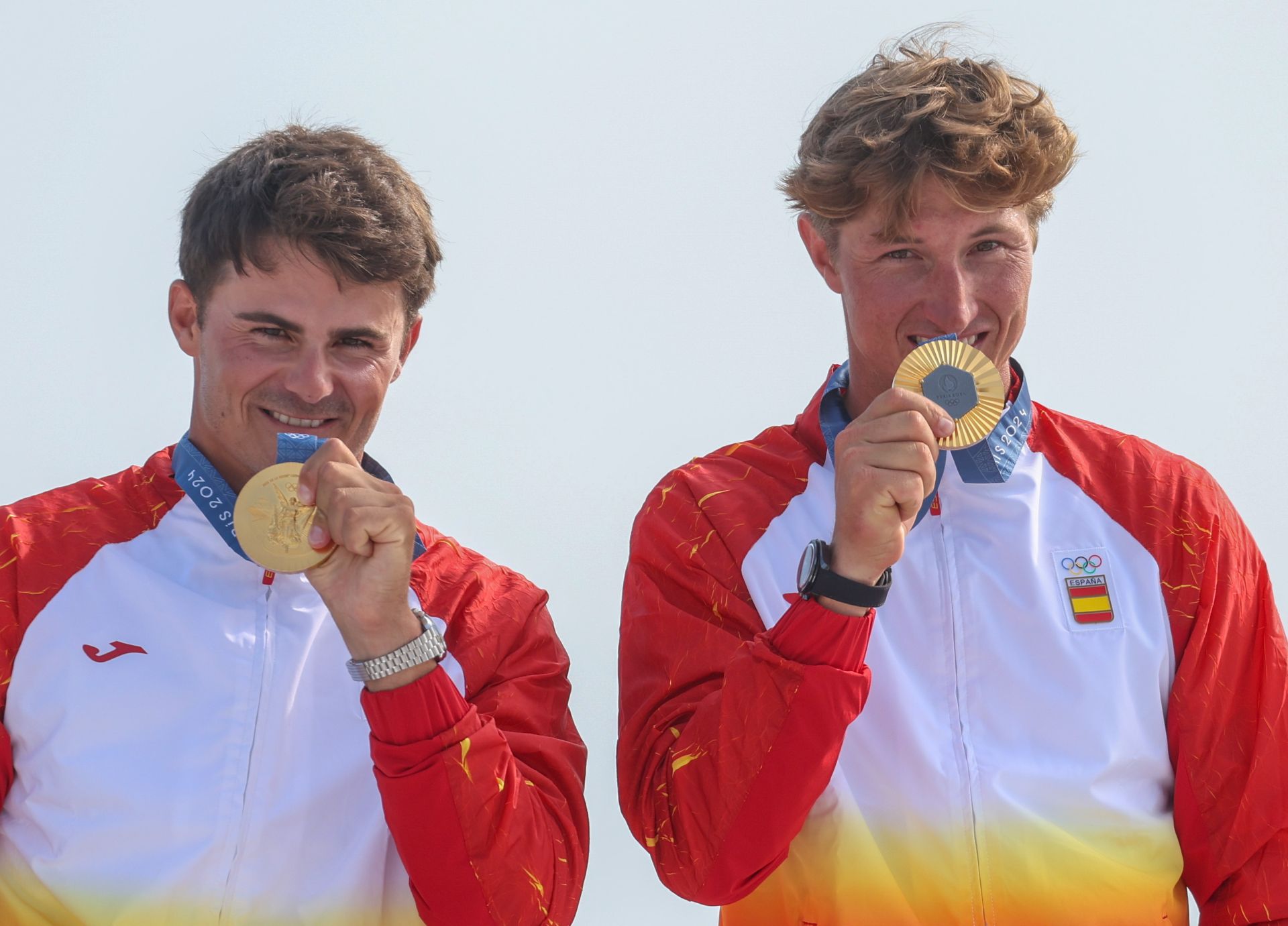 Diego Botín y Florian Trittel, los campeones olímpicos en 49er.