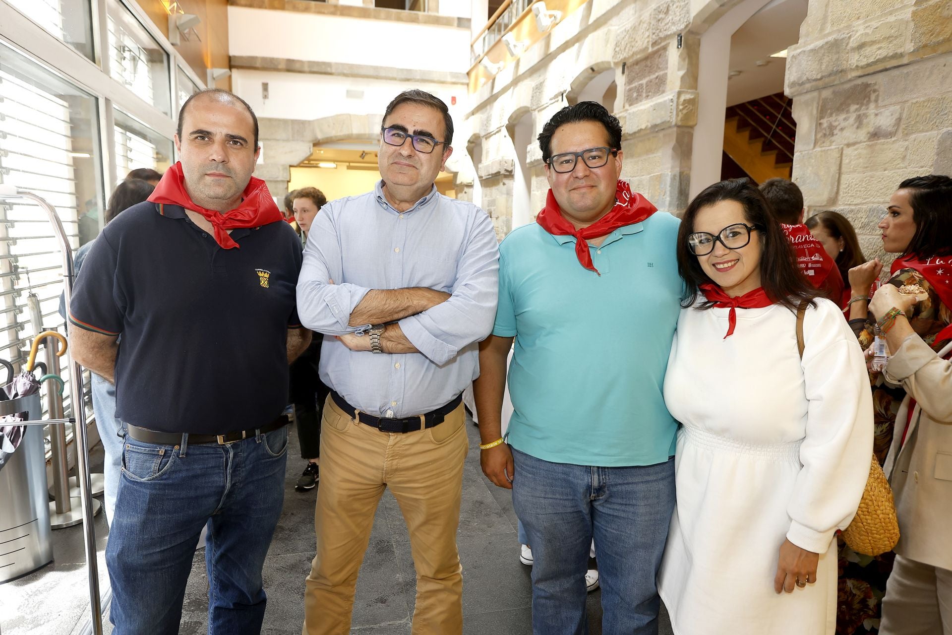 Fernando Rodríguez, Óscar Sañudo, José Iván Sánchez y Nirba Martínez.