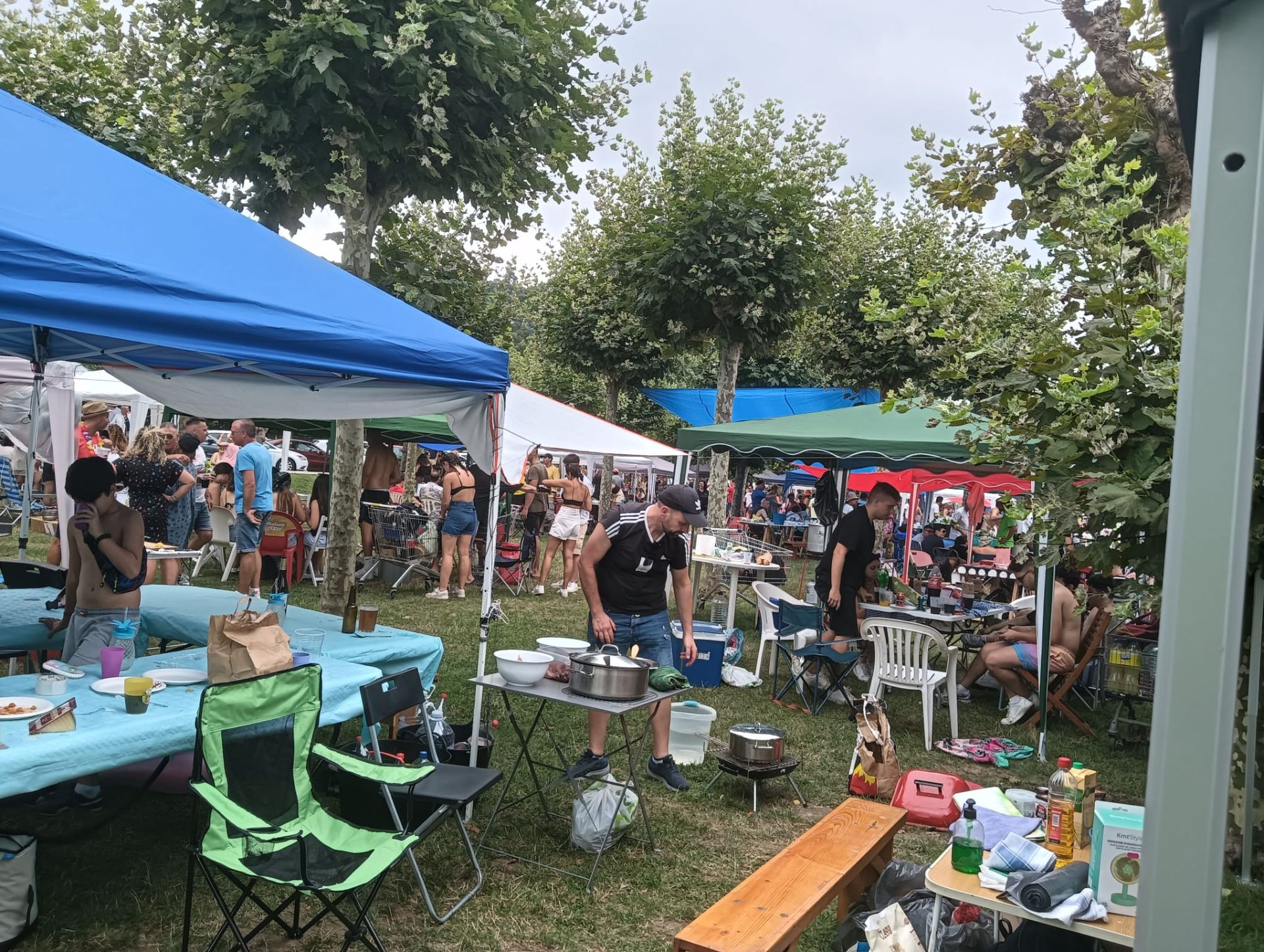 El ambiente festivo estuvo presente durante toda la jornada.