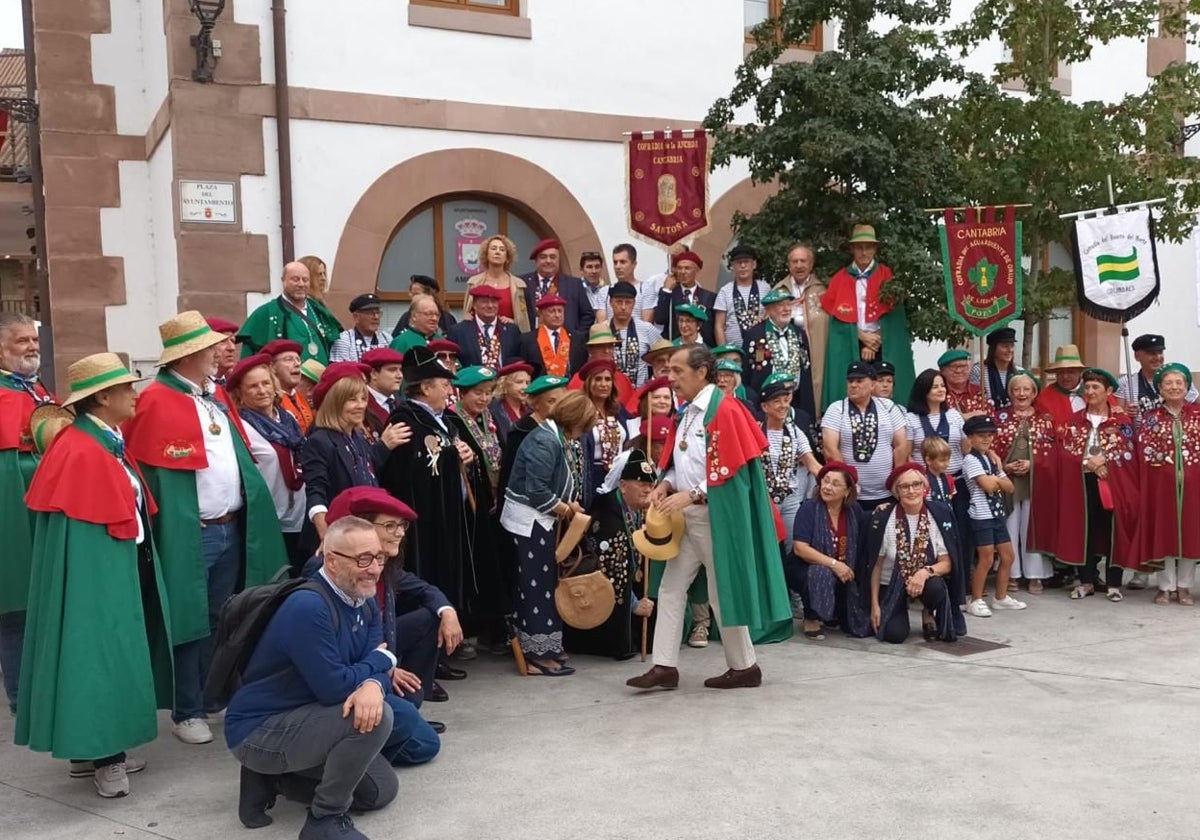 Concentración de Cofradas en la pasada edición de la cita.