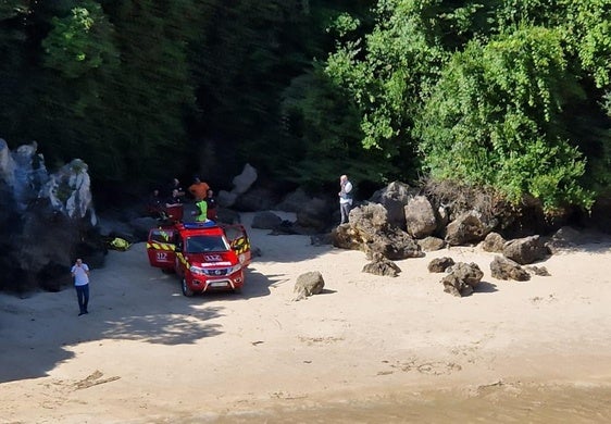 Arenal en el que tuvieron lugar los hechos.