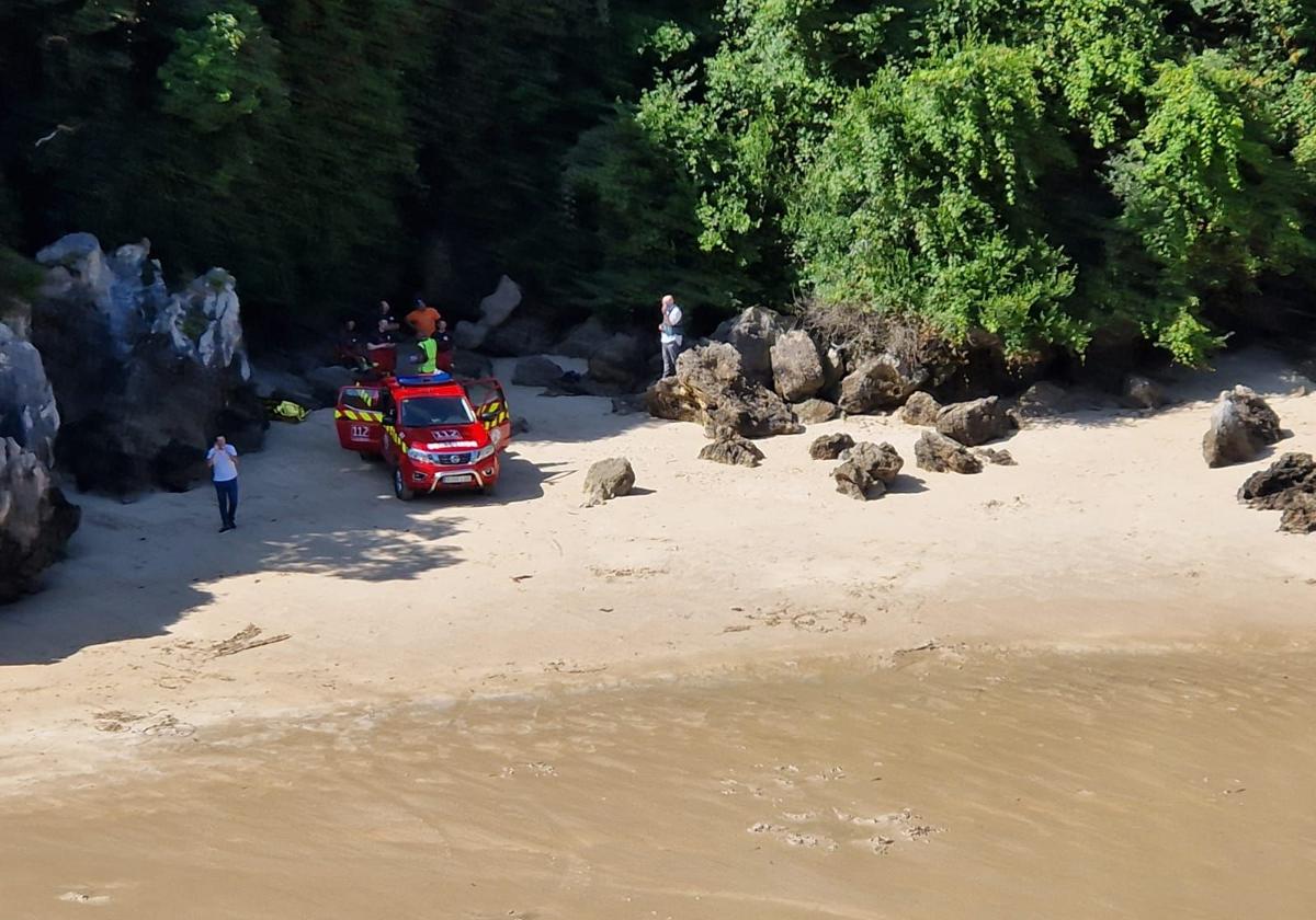 Arenal en el que tuvieron lugar los hechos.