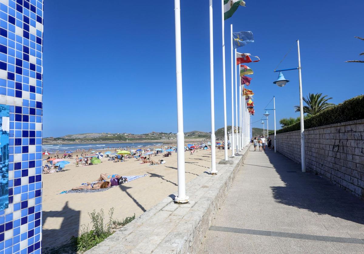 El Paseo Marítimo de Suances, en la zona donde se va a realizar la obra.