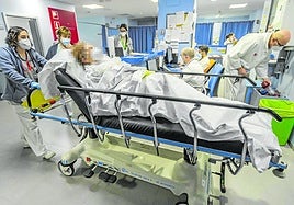 Servicio de Urgencias del Hospital Valdecilla.