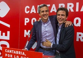 Zuloaga y Casares, durante la celebración de los resultados de las autonómicas de 2019.