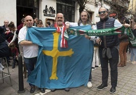 Aficionados del Racing y el Sporting la temporada pasada.