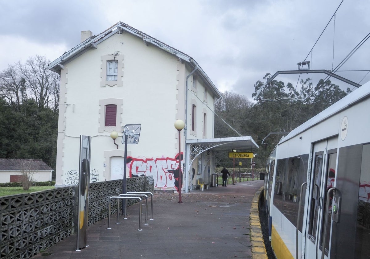 Estación de La Cavada en Riotuerto.