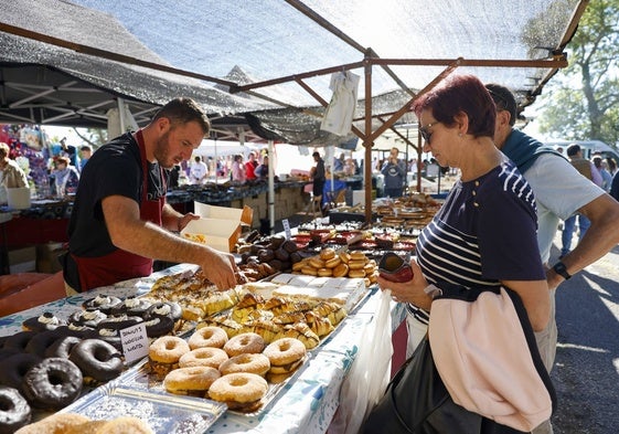 Las rosquillas y las cocadas fueron los productos que más vendieron en el puesto de Horno Goimar.