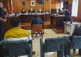 La celebración de un juicio en la Audiencia Provincial de Cantabria.