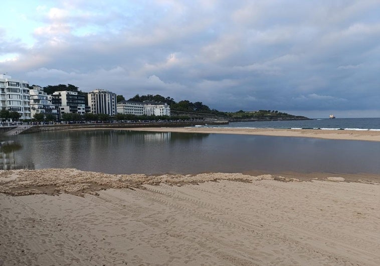 Un puntal en El Sardinero