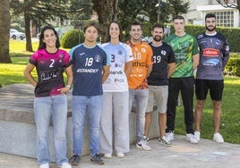 Irene Costales, David Alonso, Sandra Rodríguez, Gerardo García, Alberto Izquierdo, José Ramos y Rodrigo González.