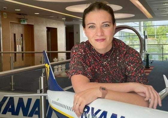 Elena Cabrera, portavoz de Ryanair en España.