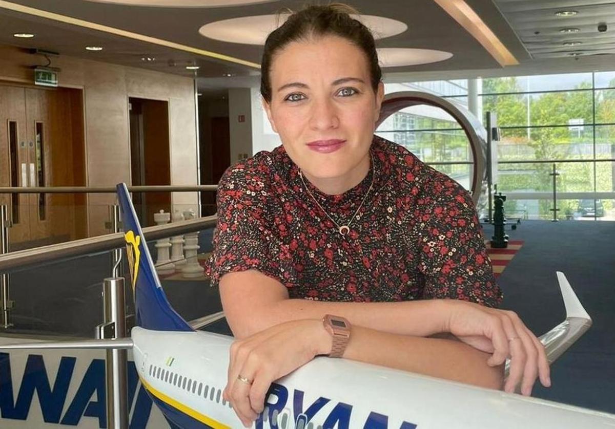 Elena Cabrera, portavoz de Ryanair en España.