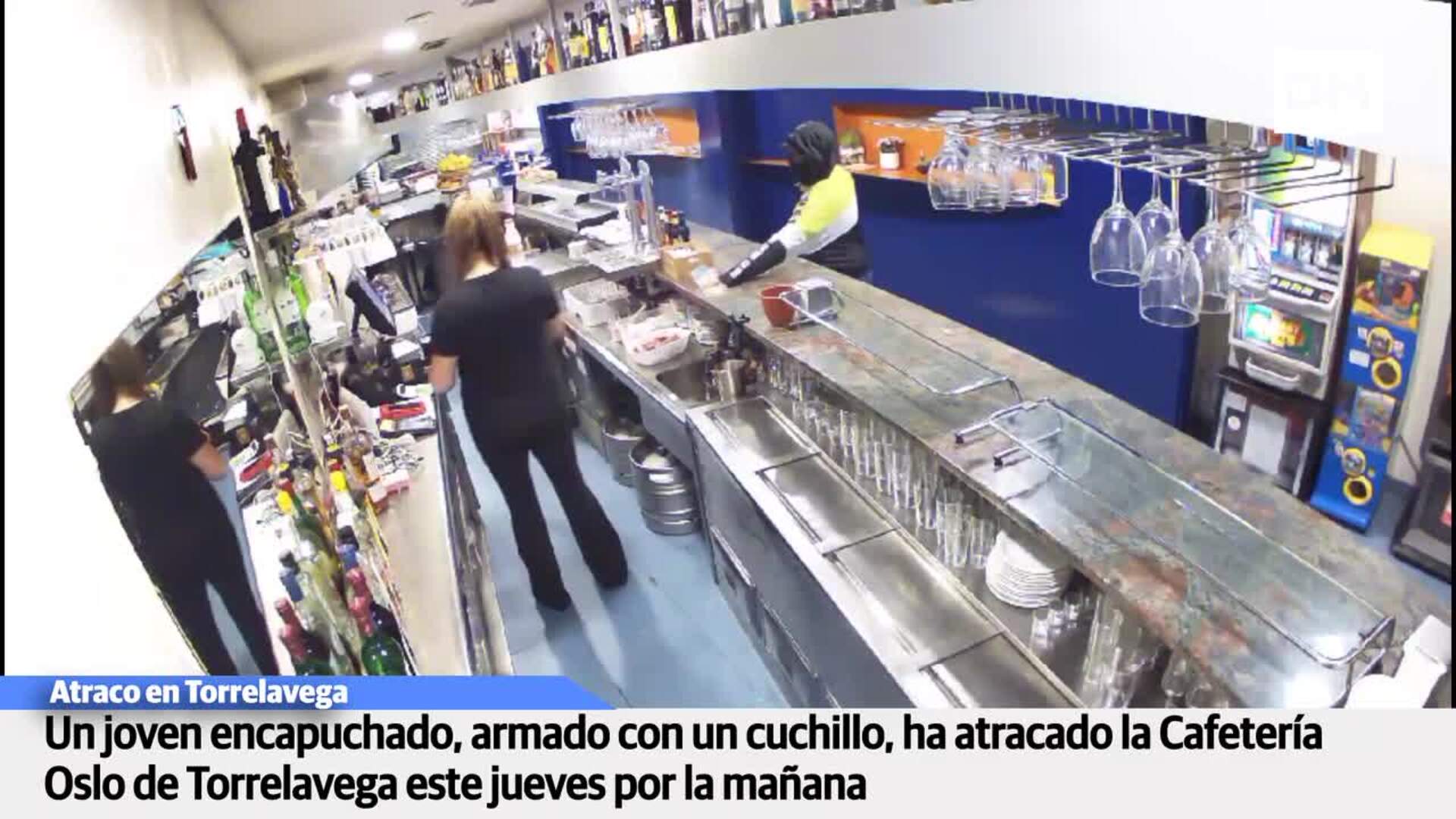 Atracan la Cafetería Oslo de Torrelavega