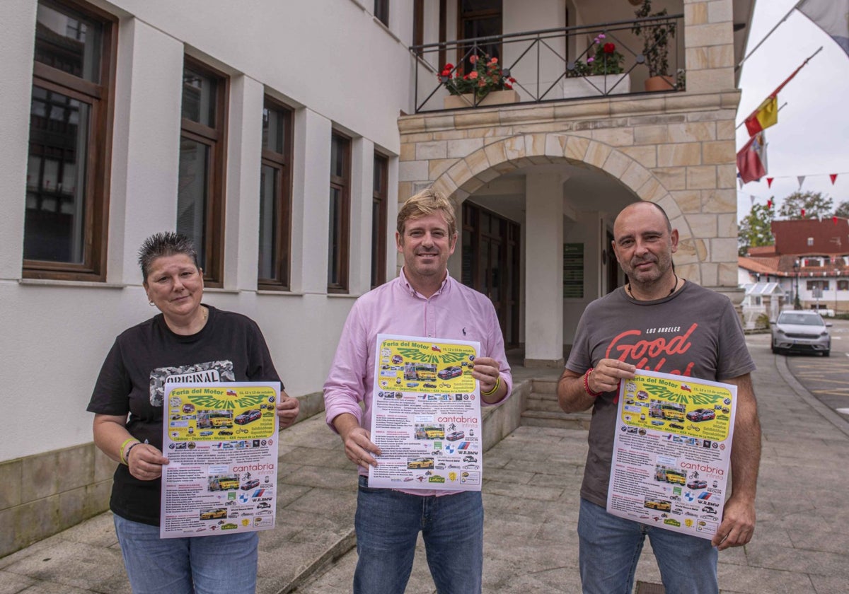 María Jesús Pinilla, Pablo Diestro y Emilio Peña.