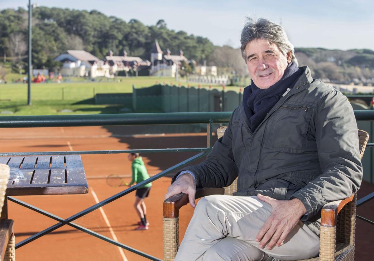 Ángel Ruiz-Cotorro Santos, en las instalaciones del Tenis de Santander en 2019.
