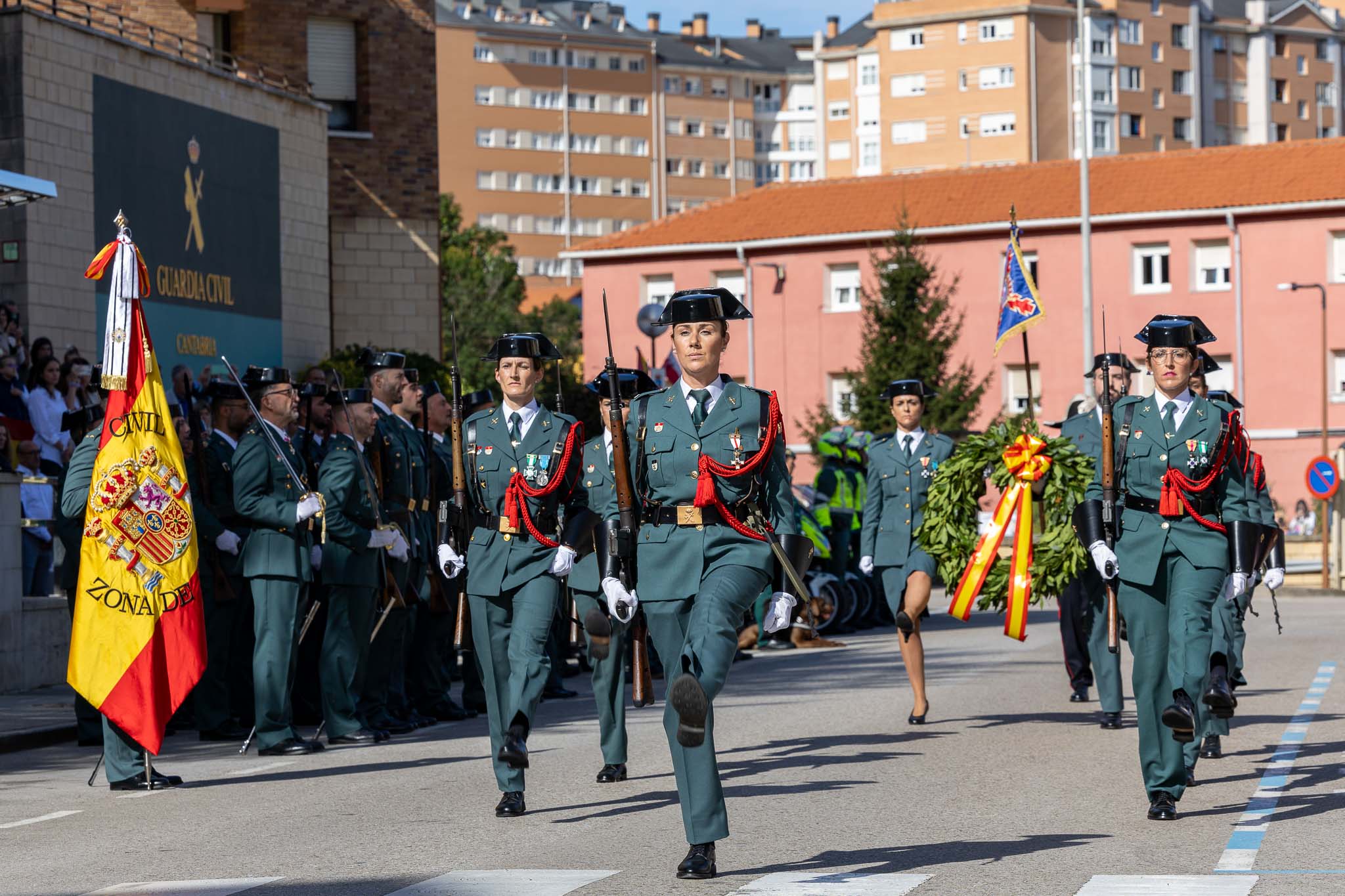 Acto de la Guardia civil en honor a la Virgen del Pilar